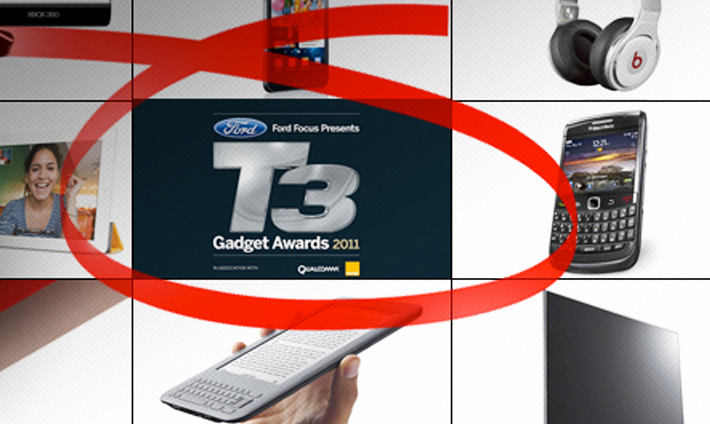 T3 Gadget Awards 2011 website