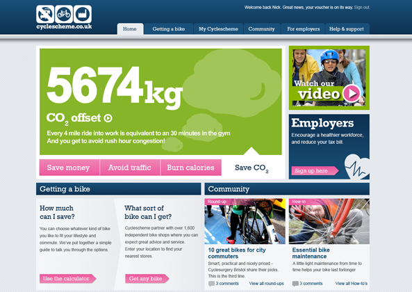 Cyclescheme home page