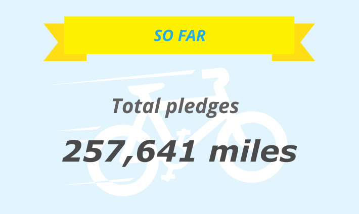 250,000 miles pledged
