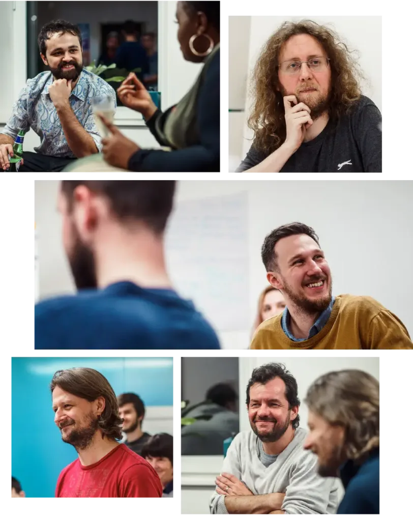 Collage of Loft team members